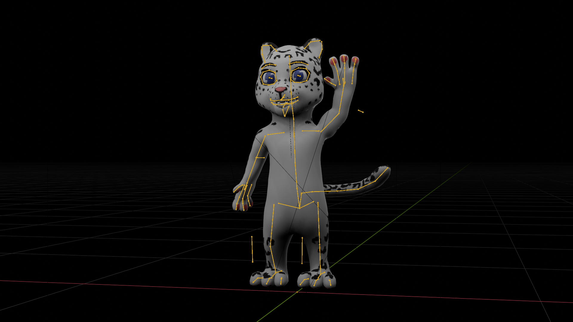 3D mascot model (Barsik)